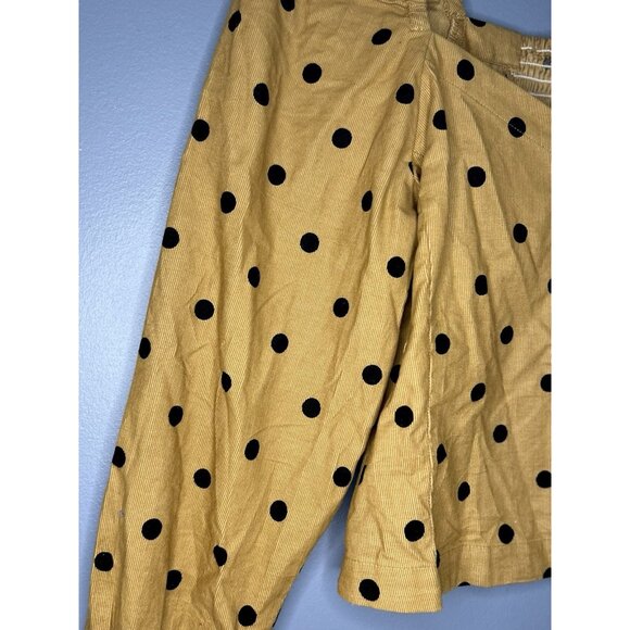 Madewell Corduroy Sweetheart Polka Dot Top Womens 10 Corset Coquette Cottagecore - Picture 7 of 16